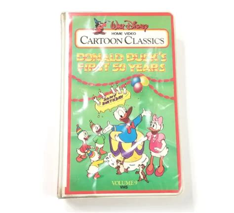 Walt Disney Cartoon Classics Donald Ducks First 50 Years Volume 9 Vhs