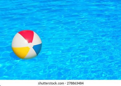 Inflatable Colorful Ball Floating Swimming Pool Stock Photo Edit Now