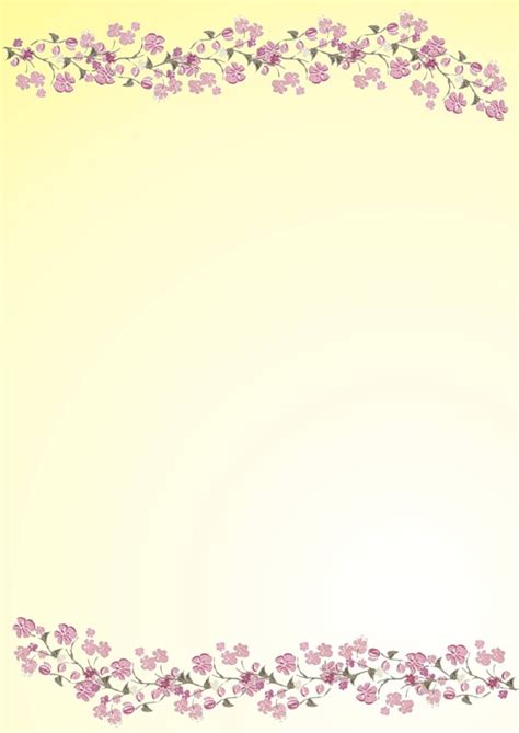 Hojas de diseño para escribir. Hojas de papel con diseño para cartas ~ Solountip.com