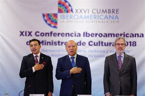 Cumbre Iberoamericana On Twitter El Ministro De Cultura Y El