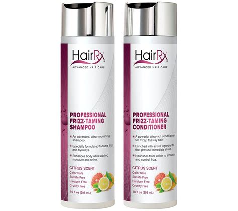 Hairrx Professional Frizz Taming Luxe Lather Duo Citrus