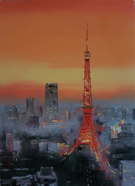Tokyo Tower Sold Vancouver Fine Art Gallery