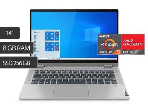 Laptop Lenovo Flex 5 14alc05 Ryzen 5 5500u 8gb Ssd 256gb 14″ Fhd