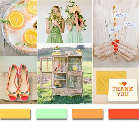 A Collage With Oranges Lemons And Other Items