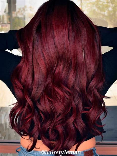 5 Of The Cutest Hair Color Ideas For 2020 Stylish Belles Dark Red
