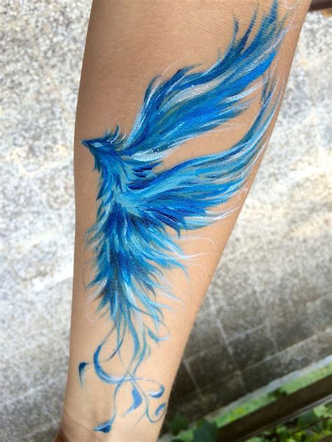 38 Best Blue Phoenix Tattoo Images On Pinterest Phoenix Bird Tattoos