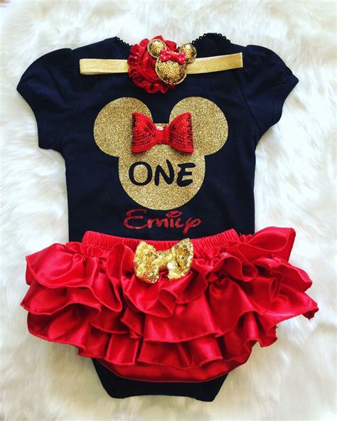 Minnie Mouse First Birthday Outfit Amazon Girls Minnie Mouse First