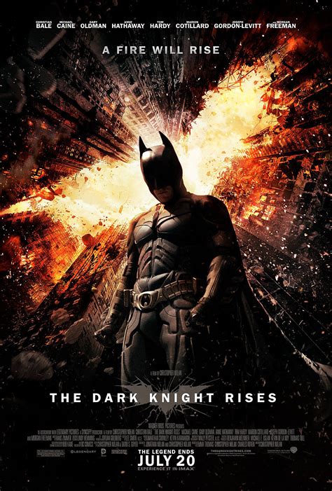 Parting Shot New The Dark Knight Rises Movie Poster