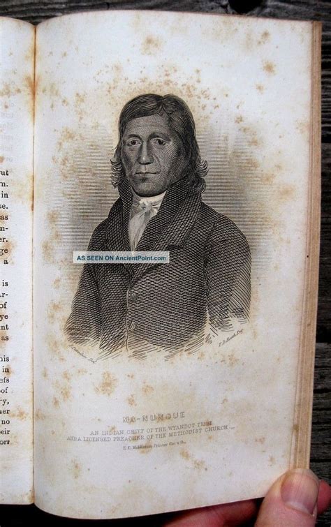 1855 Among Wild Indians Wyandot Huron Indian Sandusky Ohio
