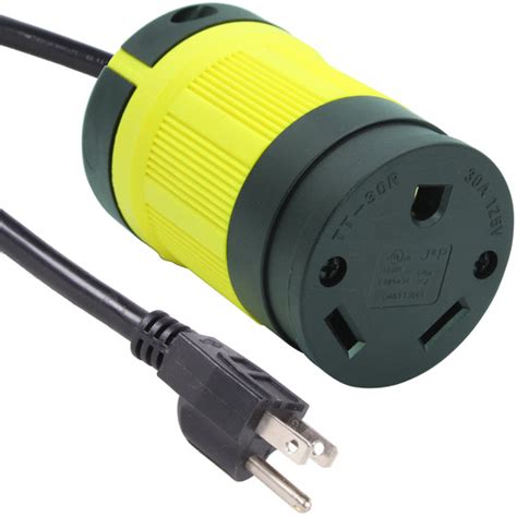 L5 30p To Triple 5 20r Generator Power Cord Adapter 30a To 20a 110v 3
