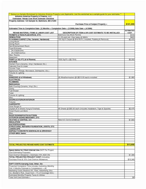 It has advice on everything from cabinets to flooring. General Contractor Checklist Template Fresh Renovation A ...