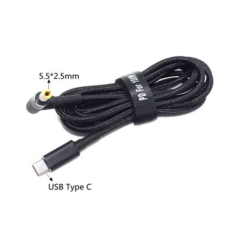 45w 65w 90w 100w Usb Type C Pd Charging Cable Cord Usb C Plug Converter