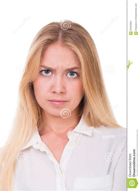 Closeup Portrait Of Sad And Depressed Woman Stock Photo Image Of Lady