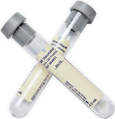 Bd Vacutainer Urine Collection Tubes