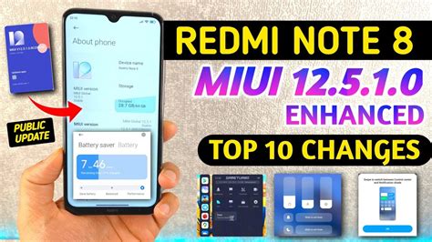 Redmi Note Miui New Update Miui Enhanced Top