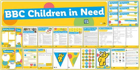 Free Bbc Children In Need Fundraising Pack For Parents