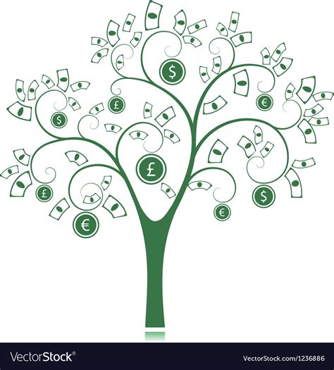 It is best for good luck , feng sui, and vastu. Money tree Royalty Free Vector Image - VectorStock