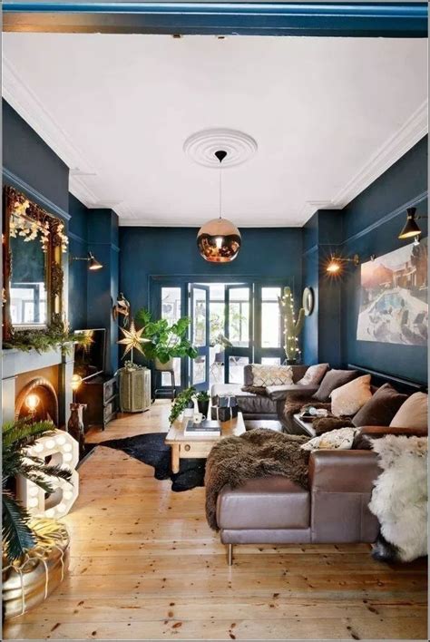 +46 Elegant Dark Living Room Ideas (Dramatic Paint Inspiration) | Dark
