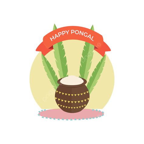 Gambar Grafis Vektor Pongal Sankranthi Pertanian Asia Spanduk Png