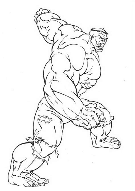 Dibujos Faciles Para Dibujar Colorear Y Pintar Hulk