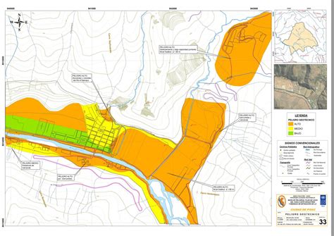 Mapa De Peligro Geotécnico De La Ciudad De Pisac Cusco Sigrid