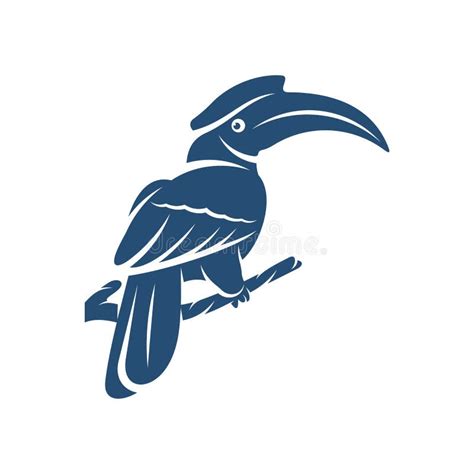 Rangkong Bird Design Vector Illustration Creative Rangkong Bird Logo