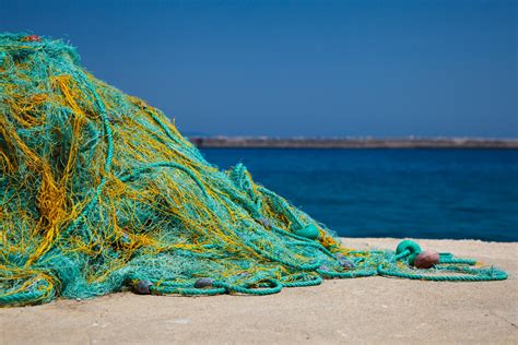 Fishing Nets And Sea Free Stock Photo Public Domain Pictures