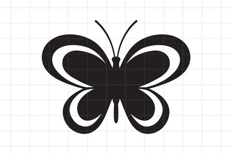 Butterfly SVG, Butterfly Silhouette Cut File. PNG Icon