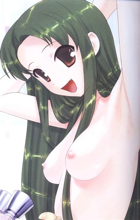 Hechi Tsuruya Suzumiya Haruhi No Yuuutsu Highres Scan S Girl Armpits Arms Up Breasts