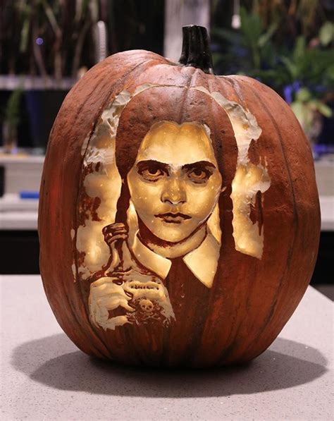 Wonderful Wednesday Addams Pumpkin - Between The Pages Blog