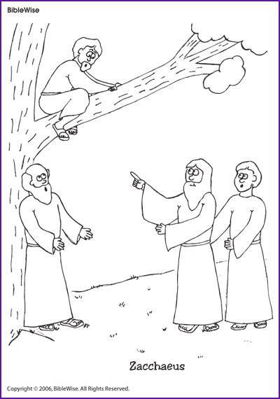 41 Coloring Pages For Zacchaeus Printable Coloring Pages