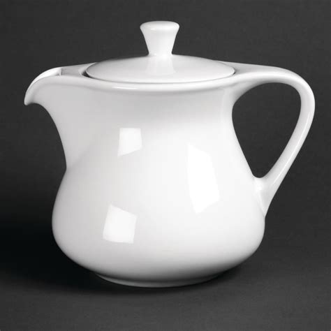 Royal Porcelain Classic White Teapots 750ml Tea Pots Porcelain Classic White