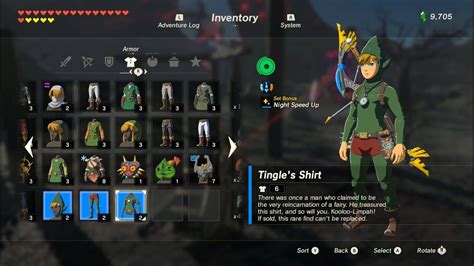 Tingle Full Outfit Gear Locations The Legend Of Zelda Breath Of The