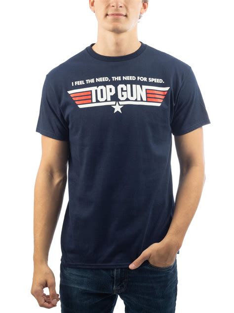 Mens Top Gun Need For Speed Classic Logo Graphic T Shirt