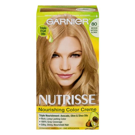 Save On Garnier Nutrisse Nourishing Color Creme Medium Natural Blonde 80 Order Online Delivery