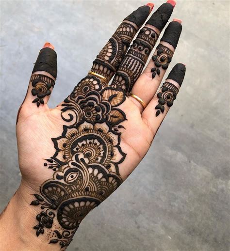 55 Top Palm Mehndi Design For All Festivals Of 2022 Front Hand