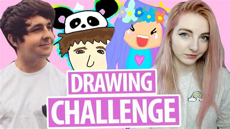 Drawing Youtuber Fan Art Challenge Youtube