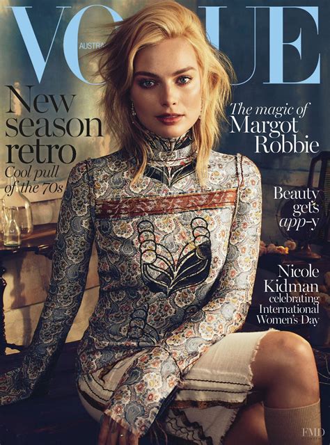 Cover Of Vogue Australia With Margot Robbie March 2015 Id33496 Magazines The Fmd