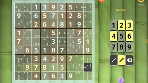 Bei dieser stufe werden nur sehr wenige felder vorgegeben. Sudoku schwer 10-6-20 - YouTube
