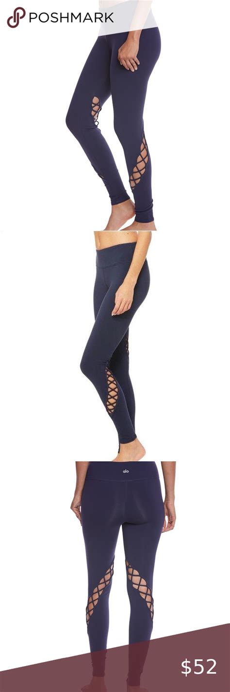 Alo Yoga Entwine Leggings In Rich Navy Alo Yoga Pants For Women