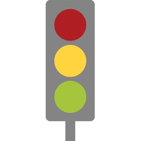 Vertical Traffic Light Emoji For Facebook Email And Sms Id 1775
