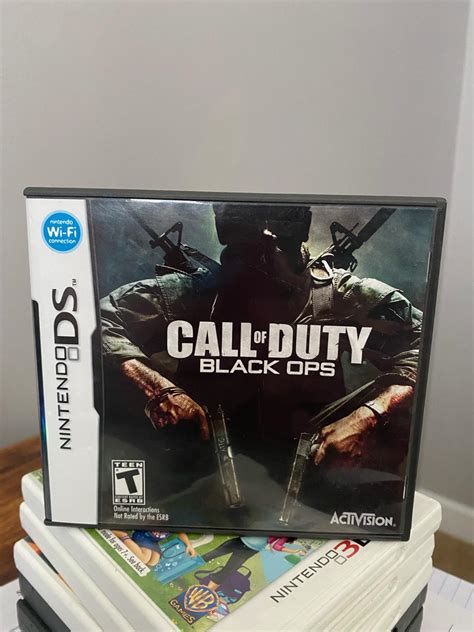 Call Of Duty Black Ops Item Box And Manual Nintendo Ds