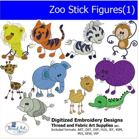 Stick Figure Embroidery Designs Embroidery And Origami