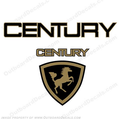Century Boats Logo Decal Kit W Logo 2 Color