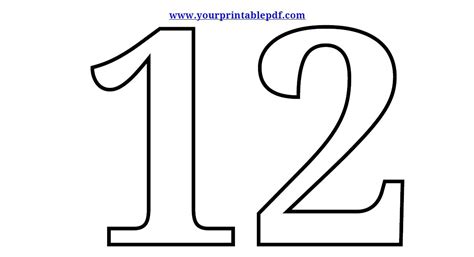 Coloring Numbers 11-20 With Free Coloring Pages Of Numbers 11 20 | Free