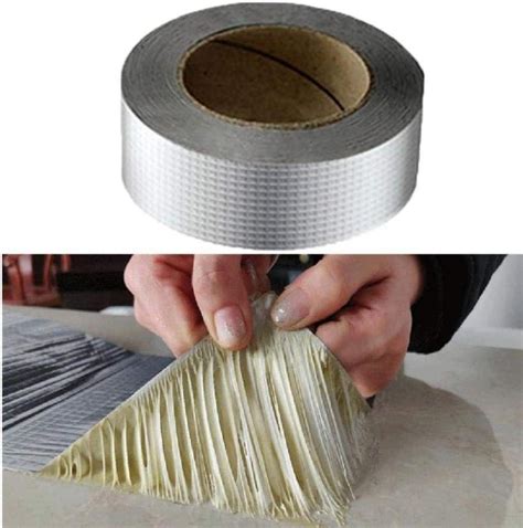 Aluminum Foil Adhesive Tape Waterproof Duct Tape Super Repair Crack