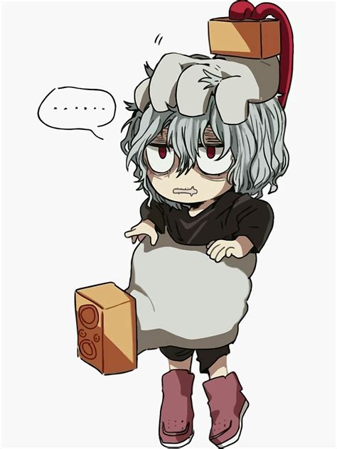 Hd wallpapers and background images. "Cute Tomura Shigaraki MHA" Sticker by Achwing | Redbubble