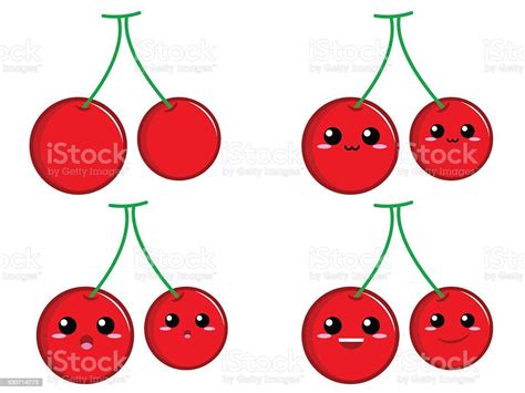 Cute Cherry Stock Illustration Download Image Now Istock