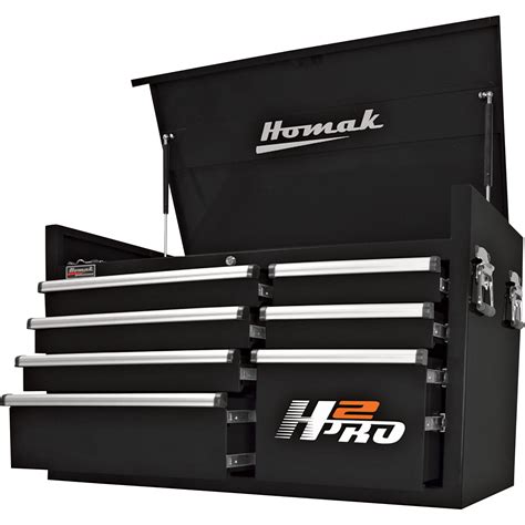 Homak H2pro 41in 9 Drawer Top Tool Chest — 41 18inw X 21 34ind X