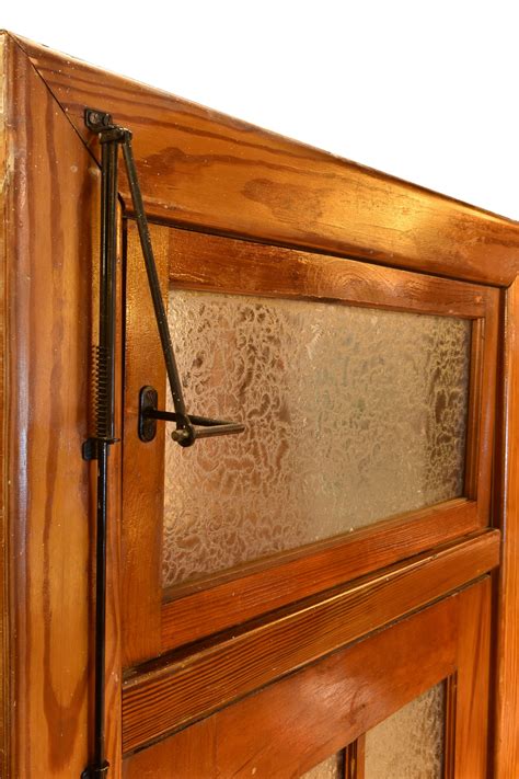 Old Growth Douglas Fir Transom Door Unit View Panes At Stdibs
